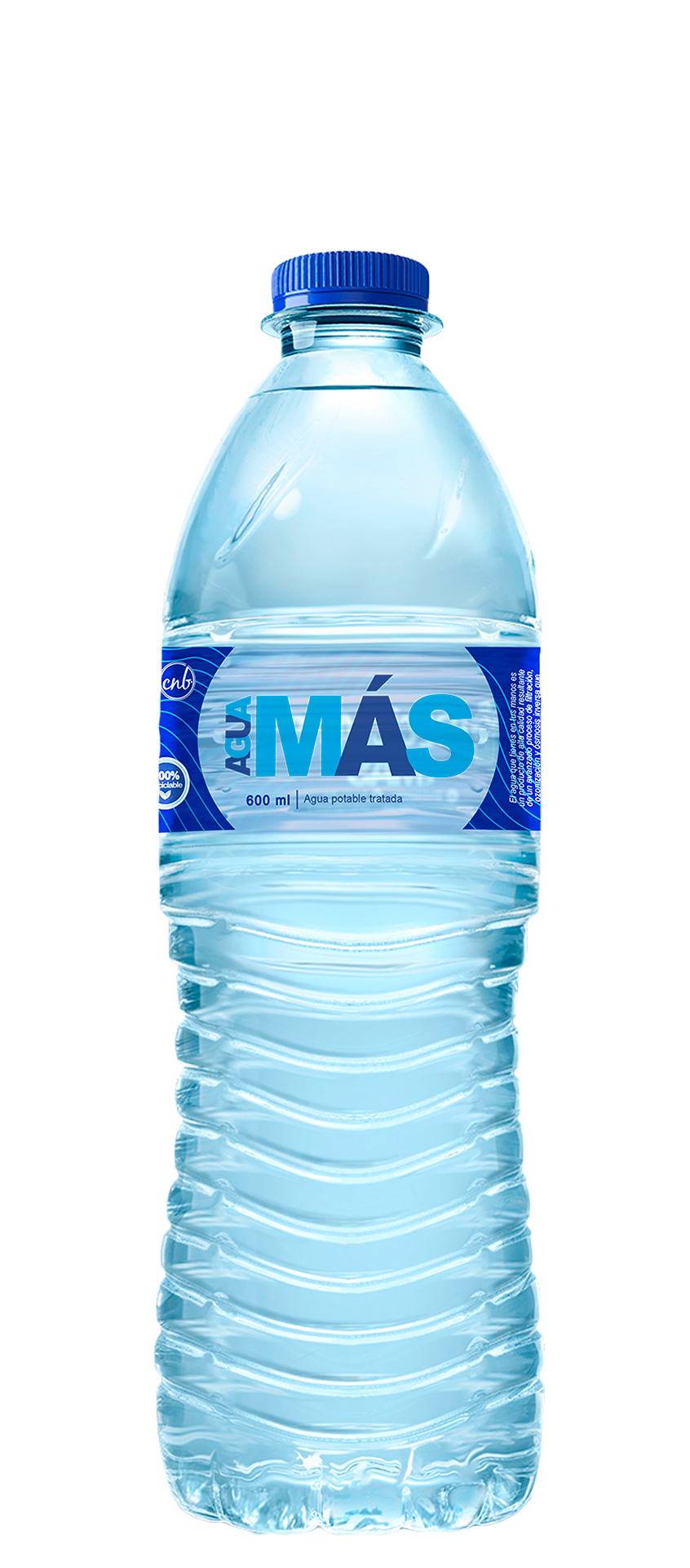 agua mas 600ml bottle